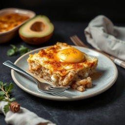 Illustration for the Buckwheat and cottage cheese bake meal