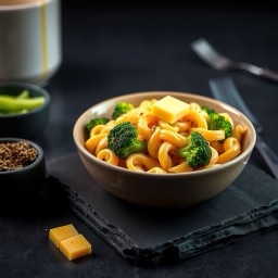 Illustration for the Cheesy pasta bake with broccoli meal