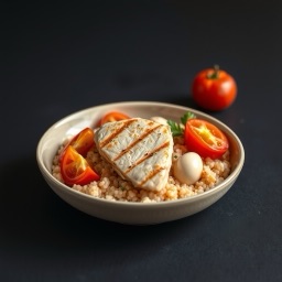 Illustration for the Chicken couscous bowl with vegetables meal