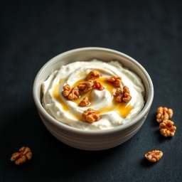 Illustration for the Cottage cheese dip with walnuts and honey meal