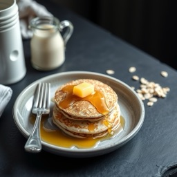 Illustration for the Oat pancakes with honey meal