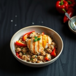 Illustration for the Chicken and quinoa bowl meal