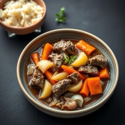 Illustration for the Beef stew with sauerkraut meal