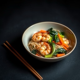 Illustration for the Shrimp noodle stir-fry meal