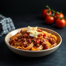 Illustration for the Turkey bolognese pasta meal