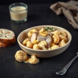 Illustration for the Turkey and cauliflower bake with cheese meal
