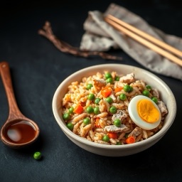 Illustration for the Turkey fried rice meal
