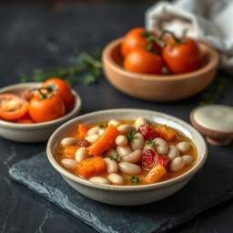 Illustration for the White bean stew meal