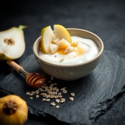 Illustration for the Yogurt with oats and pear meal