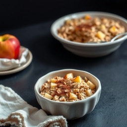 Illustration for the Baked oatmeal with apple and cinnamon meal