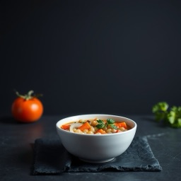 Illustration for the Barley and vegetable soup meal