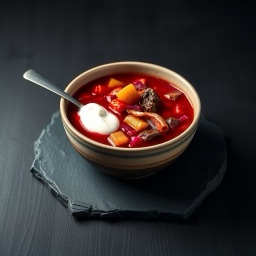 Illustration for the Beef borscht meal