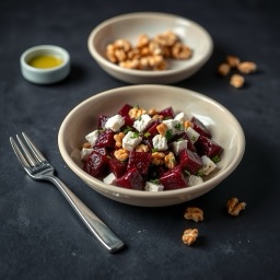 Illustration for the Beetroot salad with feta and walnuts meal