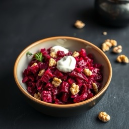 Illustration for the Beetroot salad with walnuts meal