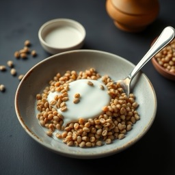 Illustration for the Buckwheat with milk meal