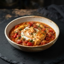 Illustration for the Chicken paprikash with yogurt meal