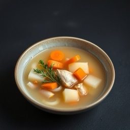 Illustration for the Chicken vegetable soup meal