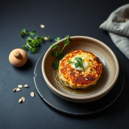 Illustration for the Baked cod cakes meal