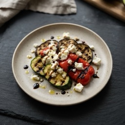 Illustration for the Grilled vegetable plate with feta meal