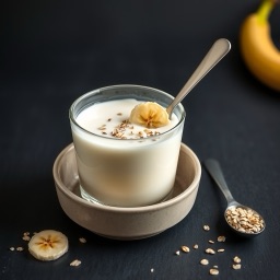 Illustration for the Kefir with banana and oats meal