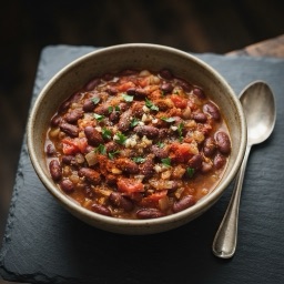Illustration for the Kidney bean and tomato stew meal