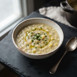 Illustration for the Leek and potato soup meal