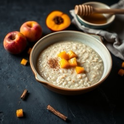 Illustration for the Millet porridge with apricot and cinnamon meal