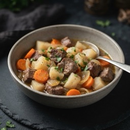 Illustration for the Pork and turnip stew meal
