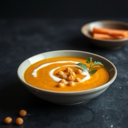 Illustration for the Pumpkin and chickpea soup meal