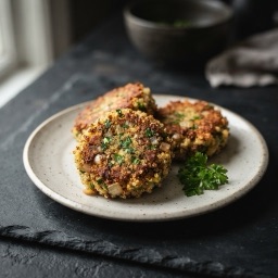 Illustration for the Quinoa cutlets meal