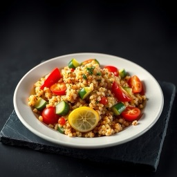Illustration for the Quinoa and vegetable salad meal