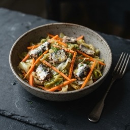 Illustration for the Sardine and cabbage salad meal