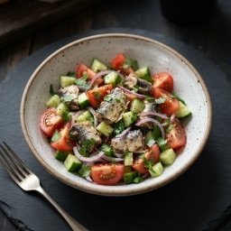 Illustration for the Sardine and tomato salad meal