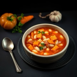 Illustration for the Tomato and white bean soup meal