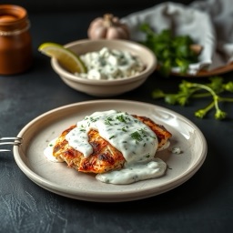 Illustration for the Chicken plate with tzatziki meal