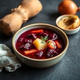Illustration for the Vegetable borscht meal